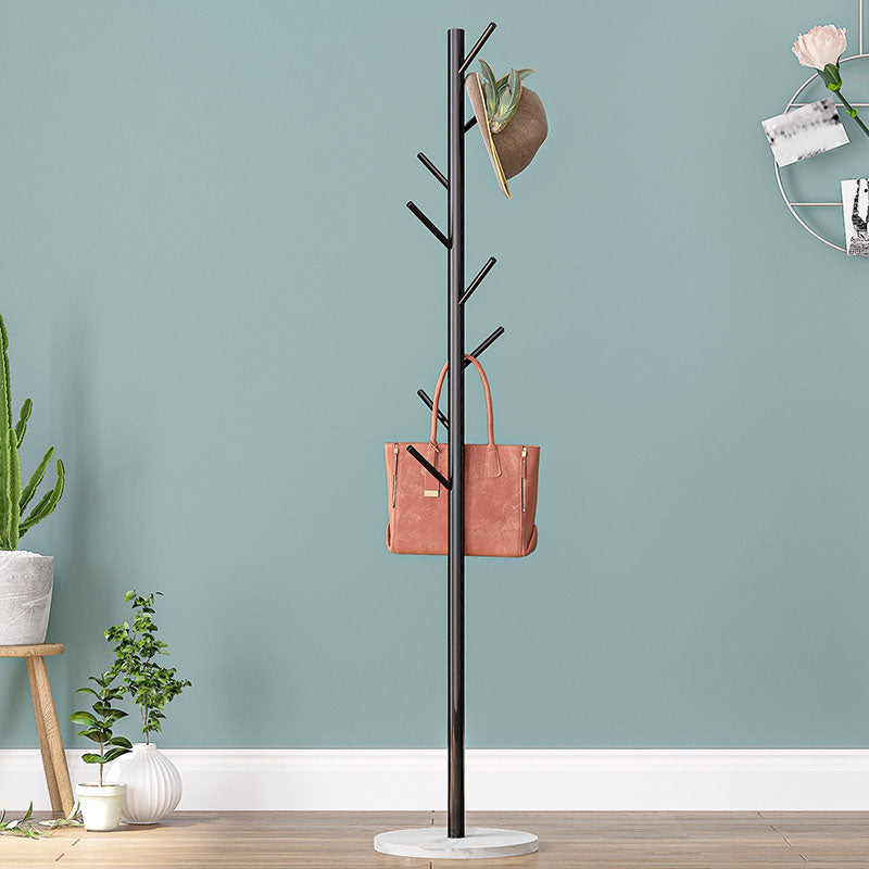 Prachtig kap -rek Multi -jas haken metalen rek met marmeren bodem