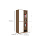 Modern File Cabinet Solid Color Locking Filing Cabinet for Home Office