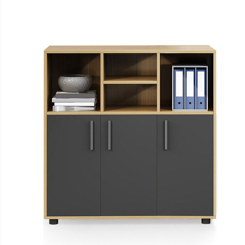 Contemporary Style Filing Cabinet Wood Storage Lateral Filing Cabinet 47"L x 16"W x 47"H Yellow Clearhalo 'Filing Cabinets' 'filling_cabinets' 'furn' 'furn_filling_cabinets' 'Furniture' 'Office Furniture' 6947895