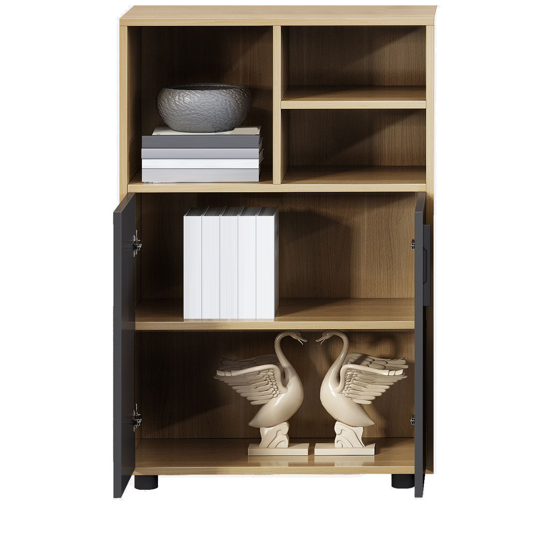 Contemporary Style Filing Cabinet Wood Storage Lateral Filing Cabinet Clearhalo 'Filing Cabinets' 'filling_cabinets' 'furn' 'furn_filling_cabinets' 'Furniture' 'Office Furniture' 6947899