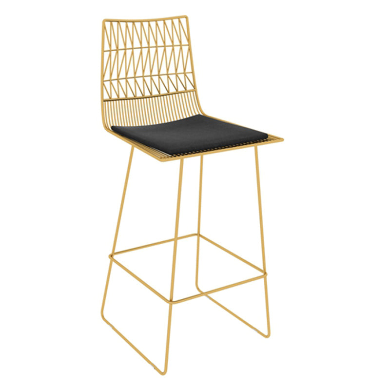 Glam Rectangle Wood Counter Table 1/6/11 Pieces Bar Table Set for Cafe Black 31"H Stool (Single) Clearhalo 'Bar Furniture' 'furn' 'furn_home_bar_bar_sets' 'Furniture' 'Home Bars & Bar Sets' 'home_bar_bar_sets' 'Kitchen & Dining Furniture' 6947956