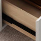 Faux Wood White Media Console Modern Cable Management TV Console Clearhalo 'furn' 'furn_tv_stands_entertainment_centers' 'Furniture' 'Living Room Furniture' 'TV Stands & Entertainment Centers' 'TV Stands & Media Storage Furniture' 'tv_stands_entertainment_centers' 6949597