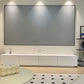 White TV Console Modern Cable Management Engineered Wood Media Console Clearhalo 'furn' 'furn_tv_stands_entertainment_centers' 'Furniture' 'Living Room Furniture' 'TV Stands & Entertainment Centers' 'TV Stands & Media Storage Furniture' 'tv_stands_entertainment_centers' 6949613