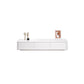 White TV Console Modern Cable Management Engineered Wood Media Console 71"L x 16"W x 16.5"H Clearhalo 'furn' 'furn_tv_stands_entertainment_centers' 'Furniture' 'Living Room Furniture' 'TV Stands & Entertainment Centers' 'TV Stands & Media Storage Furniture' 'tv_stands_entertainment_centers' 6949620