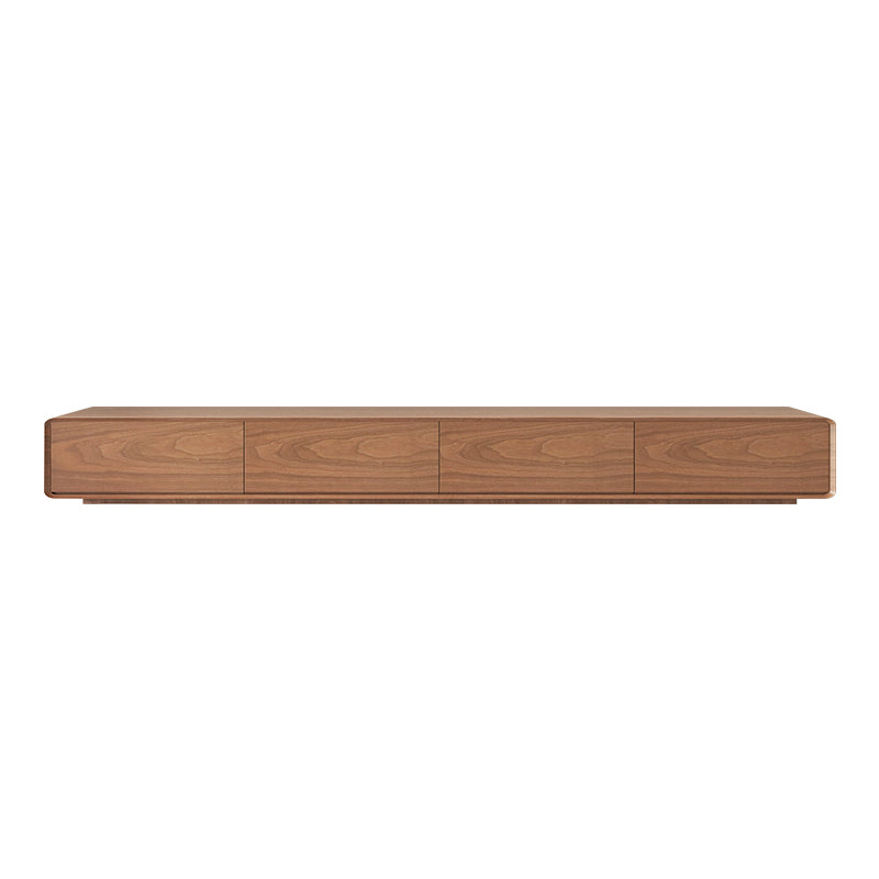 Engineered Wood Media Console Contemporary Wooden TV Console 94.5"L x 16"W x 14"H Clearhalo 'furn' 'furn_tv_stands_entertainment_centers' 'Furniture' 'Living Room Furniture' 'TV Stands & Entertainment Centers' 'TV Stands & Media Storage Furniture' 'tv_stands_entertainment_centers' 6949660