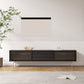 Scandinavian TV Stand Console Solid Wood TV Console for Living Room Black Clearhalo 'furn' 'furn_tv_stands_entertainment_centers' 'Furniture' 'Living Room Furniture' 'TV Stands & Entertainment Centers' 'TV Stands & Media Storage Furniture' 'tv_stands_entertainment_centers' 6949699