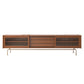 Scandinavian TV Stand Console Solid Wood TV Console for Living Room Clearhalo 'furn' 'furn_tv_stands_entertainment_centers' 'Furniture' 'Living Room Furniture' 'TV Stands & Entertainment Centers' 'TV Stands & Media Storage Furniture' 'tv_stands_entertainment_centers' 6949704