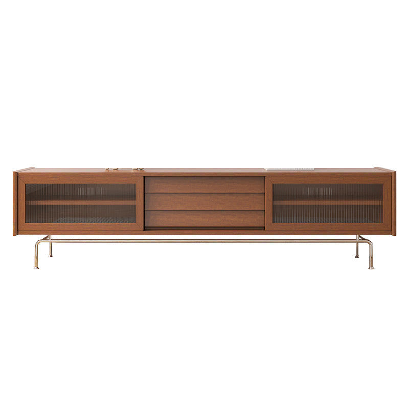 Scandinavian TV Stand Console Solid Wood TV Console for Living Room Clearhalo 'furn' 'furn_tv_stands_entertainment_centers' 'Furniture' 'Living Room Furniture' 'TV Stands & Entertainment Centers' 'TV Stands & Media Storage Furniture' 'tv_stands_entertainment_centers' 6949704