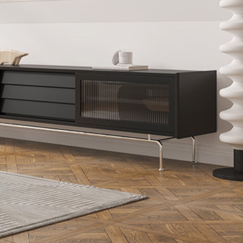 Scandinavian TV Stand Console Solid Wood TV Console for Living Room Clearhalo 'furn' 'furn_tv_stands_entertainment_centers' 'Furniture' 'Living Room Furniture' 'TV Stands & Entertainment Centers' 'TV Stands & Media Storage Furniture' 'tv_stands_entertainment_centers' 6949705