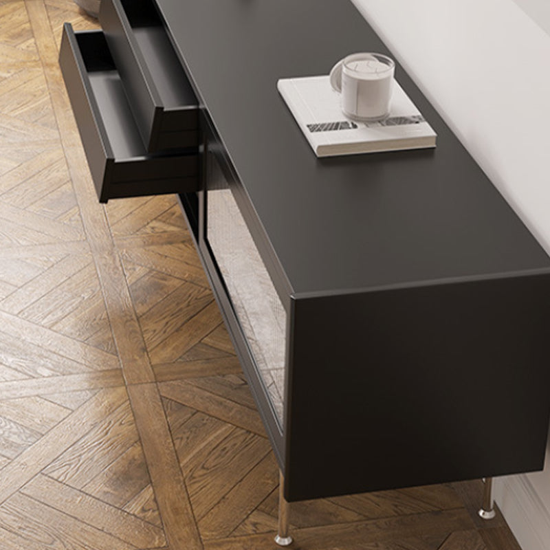 Scandinavian TV Stand Console Solid Wood TV Console for Living Room Clearhalo 'furn' 'furn_tv_stands_entertainment_centers' 'Furniture' 'Living Room Furniture' 'TV Stands & Entertainment Centers' 'TV Stands & Media Storage Furniture' 'tv_stands_entertainment_centers' 6949707