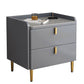 2 tiroir accent contemporain table de chevet