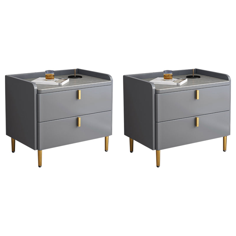 2 comodini da comodino per letti antichi con le gambe con gambe