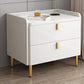 2 tiroir accent contemporain table de chevet