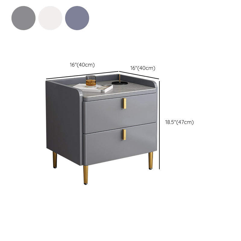 2 comodini da comodino per letti antichi con le gambe con gambe