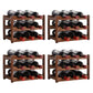 Modern Countertop Wine Rack Wood Wine Bottle Rack for Living Room 14"L x 9"W x 10"H 4 Piece Set Clearhalo 'furn' 'furn_wine_racks' 'Furniture' 'Kitchen & Dining Furniture' 'Wine Racks' 'wine_racks' 6953583