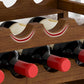 Solid Wood Wine Rack Countertop Wine Bottle Rack for Living Room