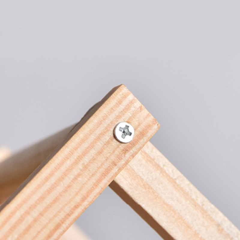 テーブルトップモダンワインラックリビングルーム用のソリッドウッドワインボトルラック