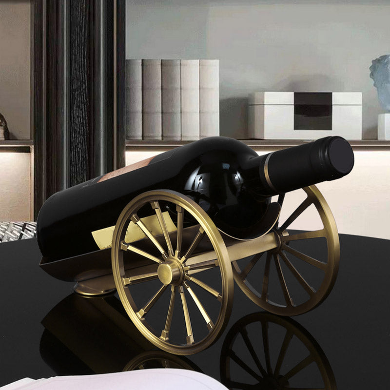 Aanrechtwijnrek metalen gouden wijnrek voor woonkamer