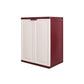 Plastic Matte Finish Storage Cabinet Modern Bedroom Hinged Door Cabinet