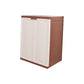 Plastic Matte Finish Storage Cabinet Modern Bedroom Hinged Door Cabinet