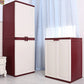 Plastic Matte Finish Storage Cabinet Modern Bedroom Hinged Door Cabinet
