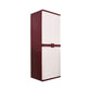 Plastic Matte Finish Storage Cabinet Modern Bedroom Hinged Door Cabinet