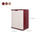Plastic Matte Finish Storage Cabinet Modern Bedroom Hinged Door Cabinet