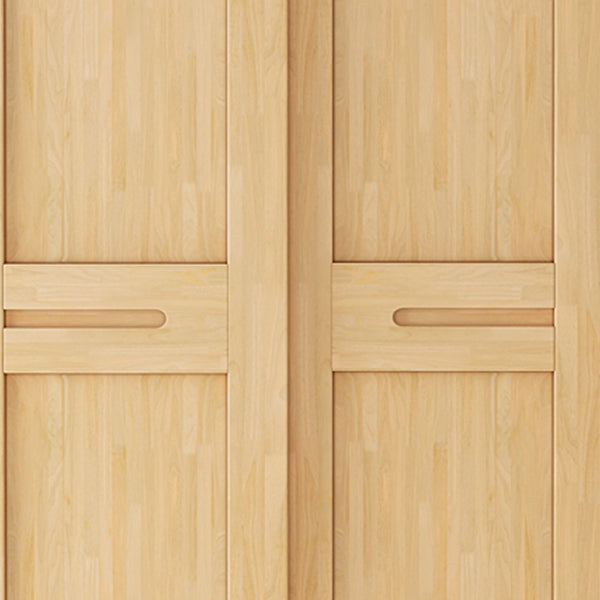 Freestanding Solid Wood Wardrobe Modern Wardrobe Armoire with 2 Doors and 1 Drawer Clearhalo 'Armoires & Wardrobes' 'armoires_wardrobes' 'Bedroom Furniture' 'furn' 'furn_armoires_wardrobes' 'Furniture' 6953760