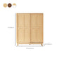 Freestanding Solid Wood Wardrobe Modern Wardrobe Armoire with 2 Doors and 1 Drawer Clearhalo 'Armoires & Wardrobes' 'armoires_wardrobes' 'Bedroom Furniture' 'furn' 'furn_armoires_wardrobes' 'Furniture' 6953763