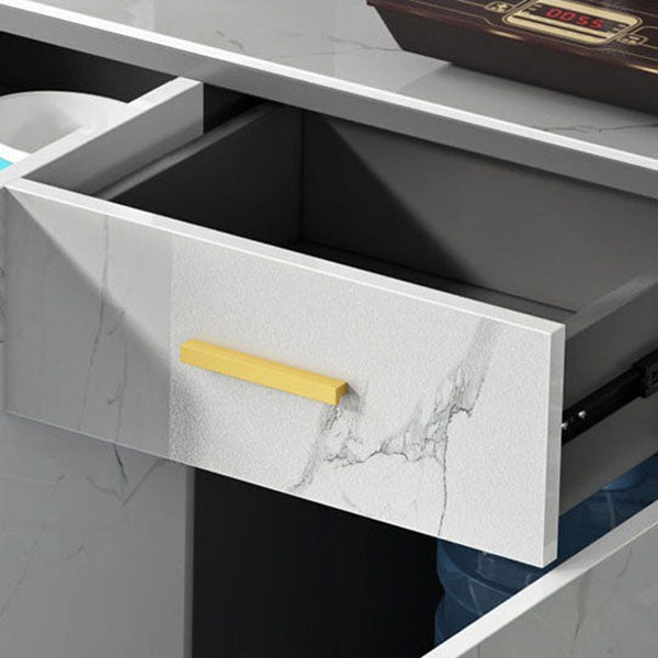 Stone board in stile moderno in stile moderno con cassetti e armadi