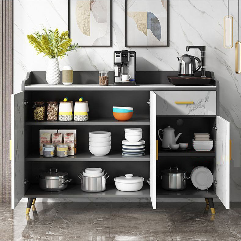 Stone board in stile moderno in stile moderno con cassetti e armadi