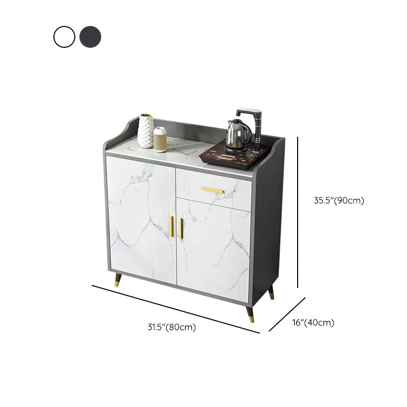 Stone board in stile moderno in stile moderno con cassetti e armadi