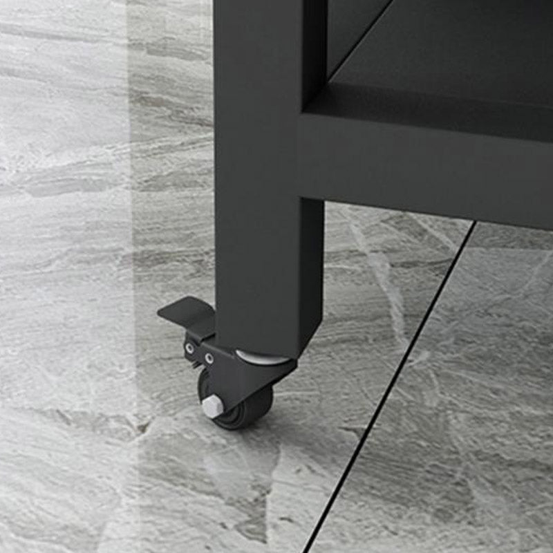 Rectangular Kitchen Trolley Modern Dining Room Prep Table with Drawer Clearhalo 'furn' 'furn_kitchen_islands_carts' 'Furniture' 'Kitchen & Dining Furniture' 'Kitchen Islands & Carts' 'kitchen_islands_carts' 6954127