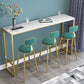 Glam Style Bartafel Bistrotafel met kunstmarmeren blad en gouden onderstel