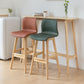 Mesa de bar rectangular de estilo contemporáneo, mesa de comedor de madera para el hogar