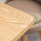 Mesa de bar rectangular de estilo contemporáneo, mesa de comedor de madera para el hogar