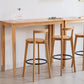 Modern Rectangle Bar Table Solid Wood Counter Height Bar Dining Table with 4 Legs Clearhalo 'Bar Furniture' 'Bar Tables' 'bar_tables' 'furn' 'furn_bar_tables' 'Furniture' 'Kitchen & Dining Furniture' 6954206