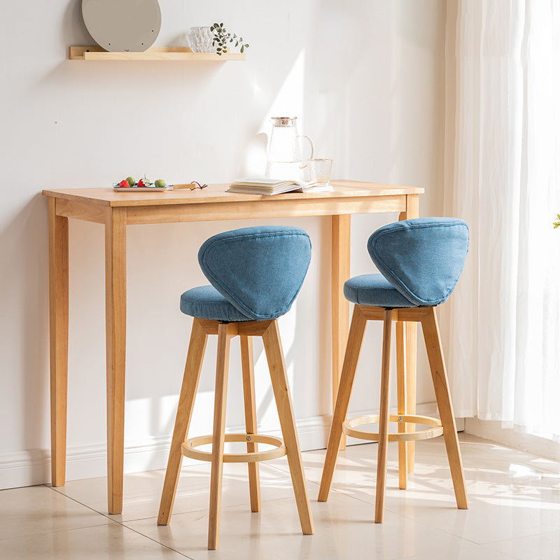 Modern Rectangle Bar Table Solid Wood Counter Height Bar Dining Table with 4 Legs Clearhalo 'Bar Furniture' 'Bar Tables' 'bar_tables' 'furn' 'furn_bar_tables' 'Furniture' 'Kitchen & Dining Furniture' 6954209