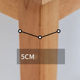 Moderner Rechteckstabstisch Massivholz Counter Height Bar Esstisch mit 4 Beinen