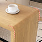 Mesa de comedor contemporánea de madera maciza, mesa de bar rectangular con base de almacenamiento