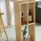 Modern Pine Solid Wood Bar Height Table Rectangle Bar Table for Living Room Clearhalo 'Bar Furniture' 'Bar Tables' 'bar_tables' 'furn' 'furn_bar_tables' 'Furniture' 'Kitchen & Dining Furniture' 6954274