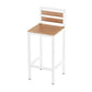Table de comptoir en bois rectangulaire moderne, ensemble de Table de Bar 1/5/9 pièces pour café