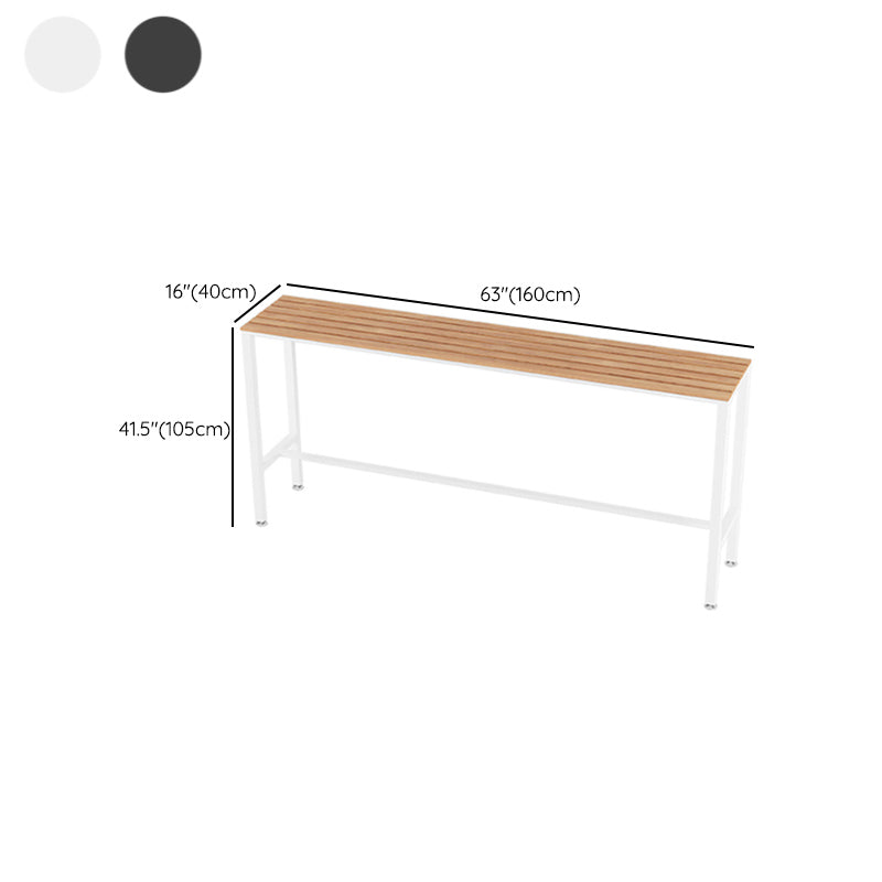 Table de comptoir en bois rectangulaire moderne, ensemble de Table de Bar 1/5/9 pièces pour café