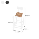 Rectangle moderne Tableau de comptoir en bois 1/5/9