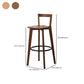 Modern Rectangle Wood Counter Table 1/2/3 Pieces Bar Table Set for Cafe Clearhalo 'Bar Furniture' 'furn' 'furn_home_bar_bar_sets' 'Furniture' 'Home Bars & Bar Sets' 'home_bar_bar_sets' 'Kitchen & Dining Furniture' 6954343