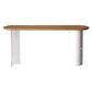 Modern Style Oval Bar Table 1/2/5 Pieces Wood Bar Table Set for Kitchen Clearhalo 'Bar Furniture' 'furn' 'furn_home_bar_bar_sets' 'Furniture' 'Home Bars & Bar Sets' 'home_bar_bar_sets' 'Kitchen & Dining Furniture' 6954350