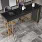 Table de bar rectangulaire de style Glam, ensemble de 1/2/3 pièces en pierre pour usage domestique