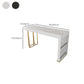 Table de bar rectangulaire de style Glam, ensemble de 1/2/3 pièces en pierre pour usage domestique