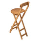 Industrial Collapsible Wood Counter Table 1/2/3/5 Pieces Bar Table Set for Balcony