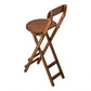Industrial Collapsible Wood Counter Table 1/2/3/5 Pieces Bar Table Set for Balcony